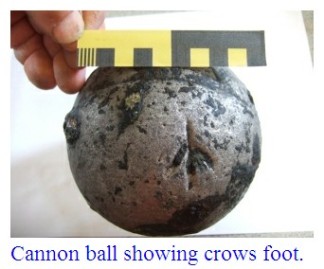 cannon-ball-showing-crows-foot